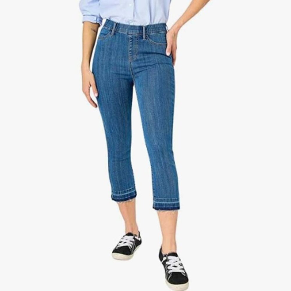 Judy Blue Release Hem Pull On Cropped